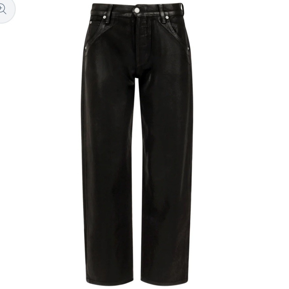 Daily Blue (Adriano Goldschmied AG) sz 27 Mantra barrel leg black coated NWT